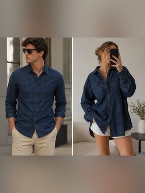 Lee Riders Indigo Denim Shirt Jacket